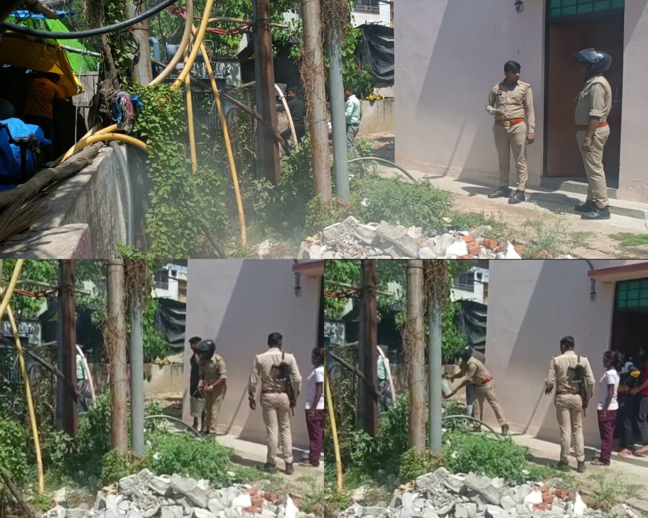 Raibareli-ट्रांसफार्मर शॉर्ट सर्किट से लगी आग , मचा हड़कंप