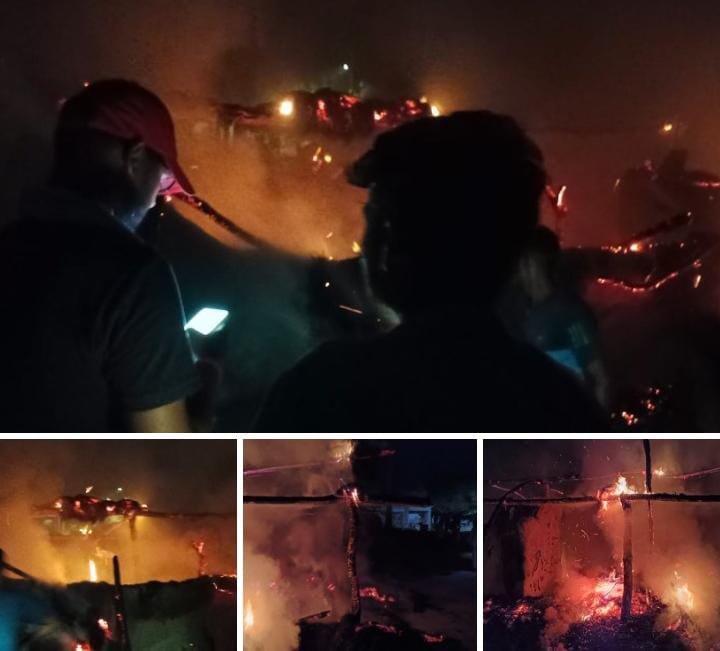 Raibareli-बिजली के पोल से निकली चिंगारी के कारण किसान के छप्पर में लगी आग,,,?