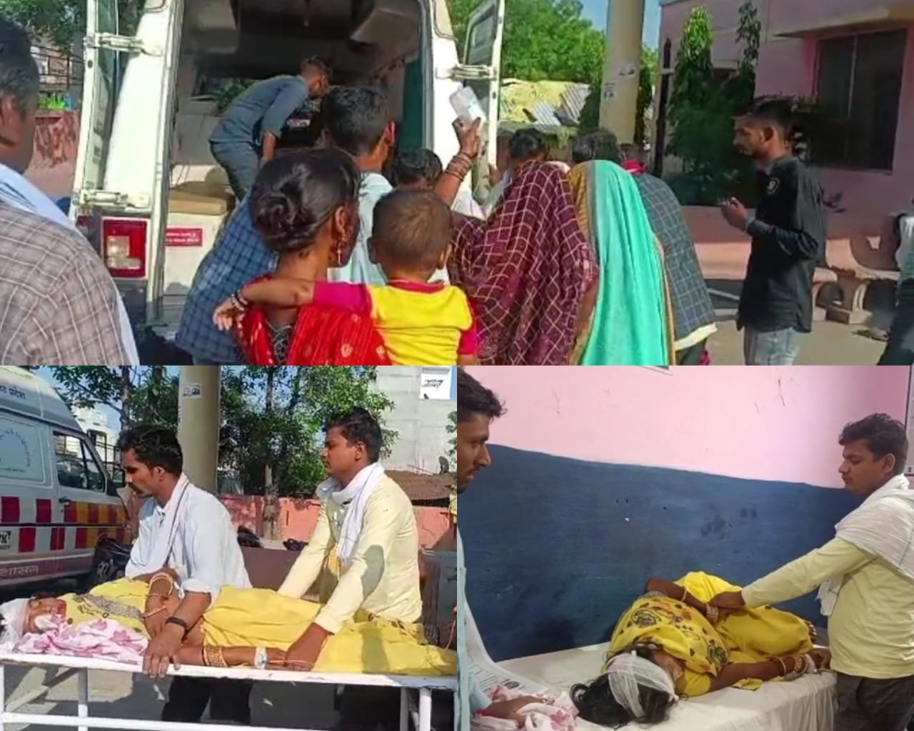 Raibareli-ट्रक ने मारी टक्कर महिला गंभीर रूप से घायल