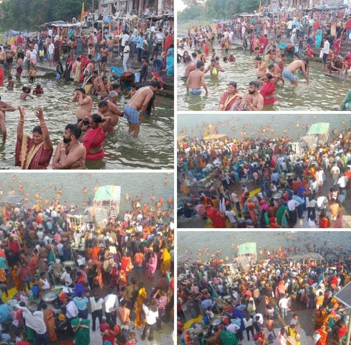 रायबरेली-महाआरती के साथ शुरू हुआ गोकना घाट पर ज्येष्ठ पूर्णिमा स्नान व मेला,,,,,,