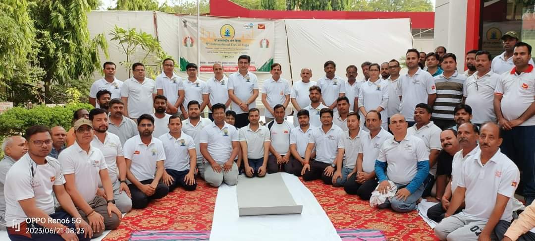 डाक विभाग ने उत्साहपूर्वक मनाया 'अंतर्राष्ट्रीय योग दिवस'*