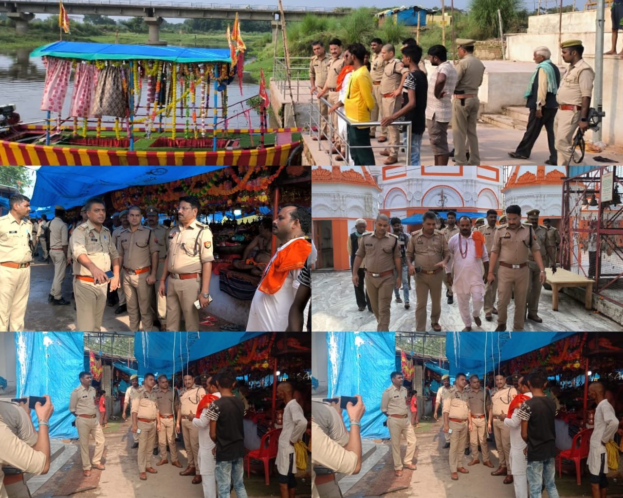 Raibareli-श्रावण मास व कावड़ यात्रा को लेकर एडिशनल व सीओ भवरेश्वर मंदिर का निरीक्षण