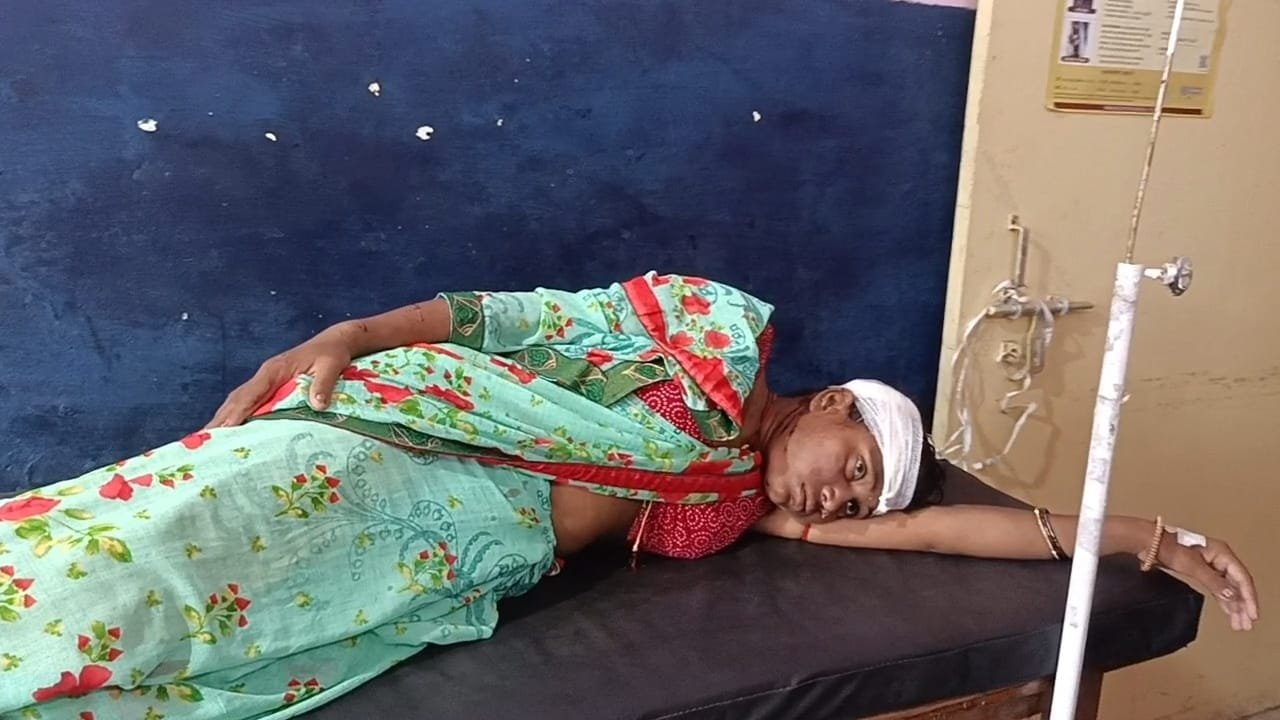 अज्ञात वाहन ने बाइक को मारी टक्कर, दो घायल