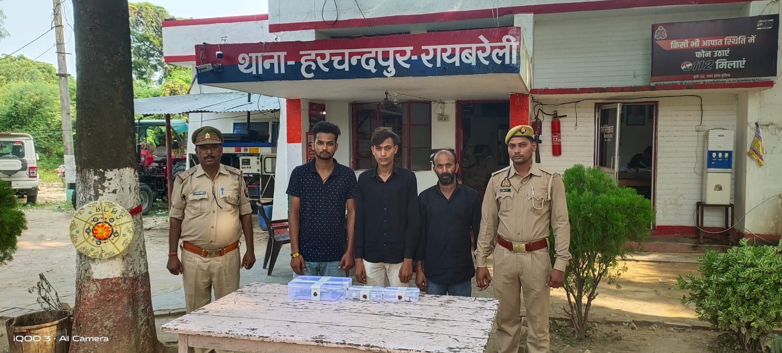 चोरी के सामान सहित 03 अभियुक्त गिरफ्तार