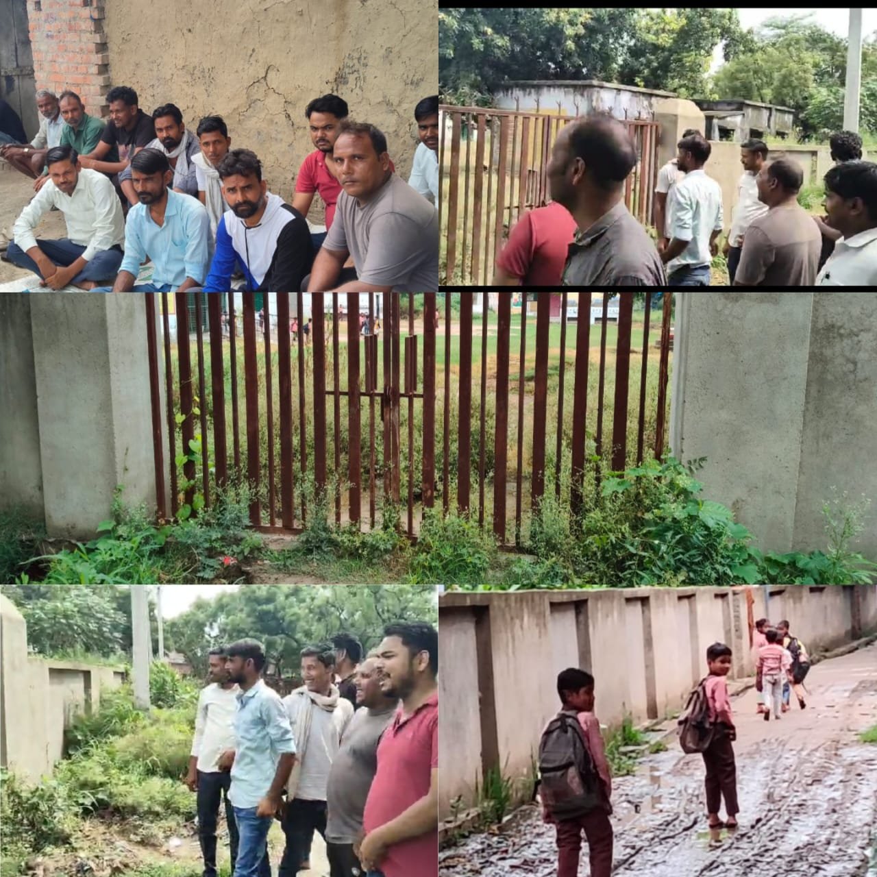 रायबरेली-स्कूल चलो अभियान की हकीकत को ग्रामीणों ने किया उजागर ग्रामीणों ने किया प्रदर्शन