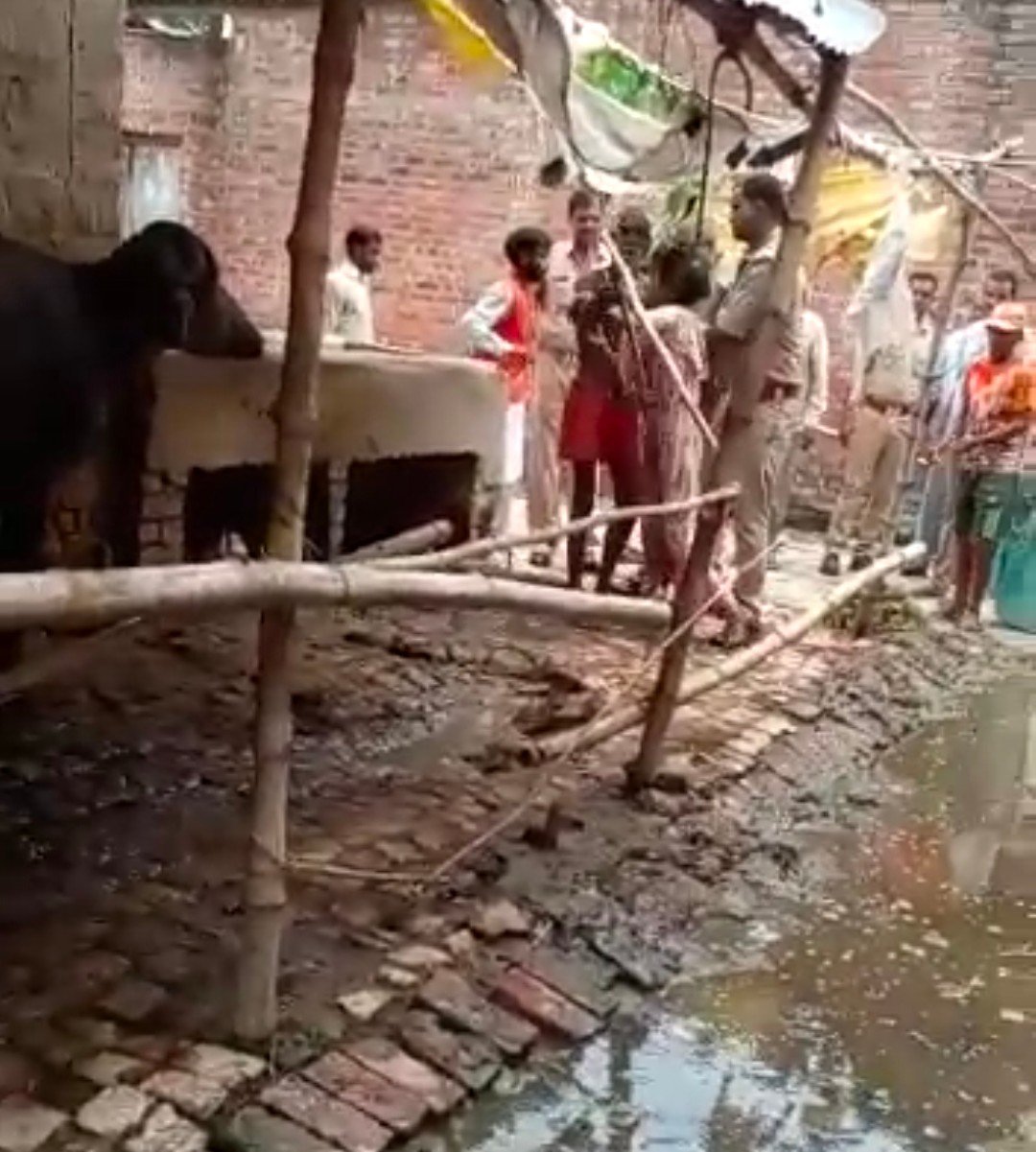 Raibareli-दबंगों के अंदर से खत्म हुआ थानेदार का भय, पुलिस की मौजूदगी में हुई मारपीट