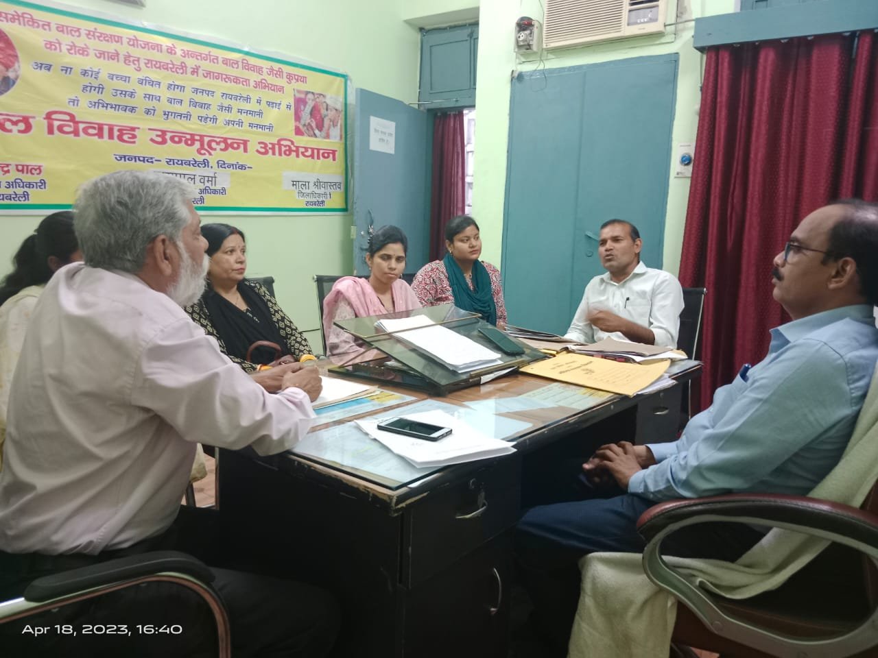 Raibareli-अक्षय तृतीया पर होने वाले बाल विवाह को रोकने के लिए की गई बैठक