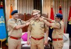 डीजीपी के स्टाफ ऑफिसर पूर्णेंदु सिंह भारतीय पुलिस सेवा में किया गया चयनित डीजीपी ने किया सम्मानित