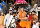 81 दिवसीय गविष्ठी धर्मयुद्ध यात्रा एवं गौ गर्जना महासभा पूर्ण कर काशी पधारे शंकराचार्य जी महाराज