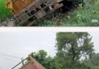 रायबरेली दो अलग-अलग हादसों में टूटे 11 हजार लाइन के पोल, रातभर दर्जनों गांव में पसरा रहा अंधेरा
