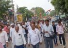 राहुल गांधी के संसदीय क्षेत्र रायबरेली में कांग्रेस का प्रदर्शन, CEC ज्ञानेश कुमार के खिलाफ निकाला पैदल मार्च