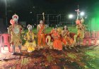 रावण की नाभि में तीर लगते ही एनटीपीसी ऊँचाहार के आकाश में छाई रंगीन छटा