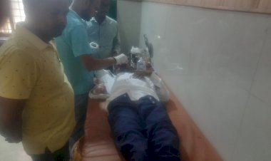 रायबरेली-तेज रफ्तार अनियंत्रित अज्ञात वाहन की टक्कर से बाइक सवार गंभीर