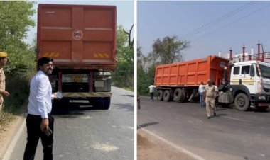 रायबरेली-17 वाहनों पर अवैध ओवरलोडिंग के विरुद्ध हुई कार्यवाही