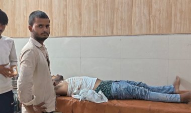 रायबरेली-ट्रक पार्क करते समय अचानक खुला गेट, चालक गिरा नीचे, हालत गंभीर