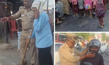 रायबरेली-यातायात उपनिरीक्षक के द्वारा राहगीरों को यातायात नियमों की जानकारी देने का वीडियो हुआ वायरल