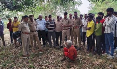 रायबरेली-फंदे पर लटकता मिला युवक का शव, जमीन पर रखे थे घुटने
