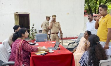 रायबरेली-डीएम-एसपी ने थाना दिवस पर सुनी लोगों की शिकायतें