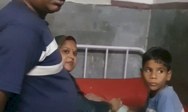 नव वर्षीय बालक को सर्प ने डसा, किया गया इलाज