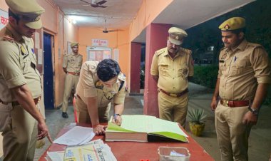 रायबरेली एसपी ने थाना जगतपुर का किया आकस्मिक निरीक्षण