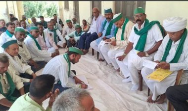 रायबरेली-प्रदेश अध्यक्ष के नेतृत्व में किसान यूनियन की बैठक संपन्न