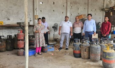 रायबरेली: होटल के गोदाम पर प्रशासन की बड़ी छापेमारी, अवैध गैस रिफिलिंग का भंडाफोड़; 40 सिलेंडर बरामद