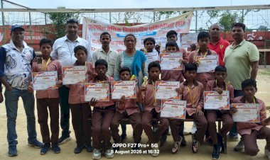 रायबरेली जनपदीय बेसिक विद्यालयीय वॉलीबॉल व फुटबॉल प्रतियोगिता सम्पन्न, विजेता टीमों का हुआ सम्मान