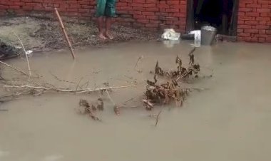 रायबरेली मूसलाधार बारिश से कई गांवों में घरों तक पहुंचा पानी, ग्रामीणों का जनजीवन अस्त व्यस्त
