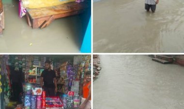 रायबरेली भारी बारिश के चलते नगर पंचायत की गलिया जलाशय में हुई तब्दील, घरों में घुसा पानी, आम जीवन अस्त-व्यस्त
