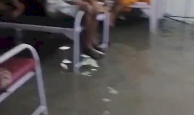 रायबरेली अधीक्षक कक्ष से लेकर जच्चा-बच्चा वार्ड में बेड तक पहुंचा गंदा पानी, जल निकासी की व्यवस्था की खुली पोल