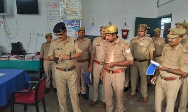 रायबरेली-जीआरपी थाने का एसपी रोहित मिश्रा ने किया निरीक्षण, यात्रियों की सुरक्षा पर दिया जोर
