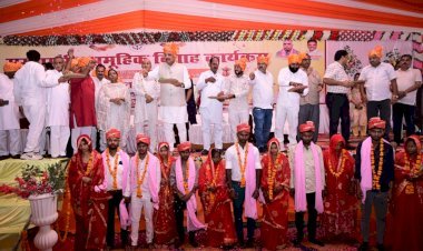 रायबरेली- उद्यान मंत्री ने मुख्यमंत्री सामूहिक विवाह में वर वधु को दिया आशीर्वाद*_