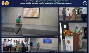 रायबरेली-हेल्थकेयर के लिए डेटा साइंस पर इंटीग्रेटिव न्यूरोफिजियोलॉजी लेबोरेटरी और DHR–HRD नेशनल वर्कशॉप का उद्घाटन