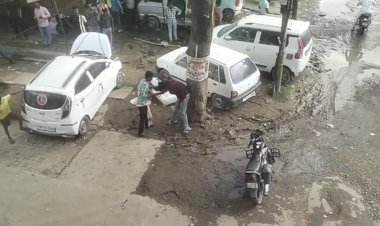 रायबरेली-सिविल लाइन चौकी के पास दबंगों की खुलेआम गुंडई, युवक को घसीट-घसीटकर पीटा