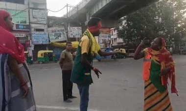सफाई कर्मचारियों के बीच बछरावां के मुख्य चौराहे पर हुए हंगामे व विवाद का वीडियो वायरल, पारिवारिक विवाद बताई जा रही वजह