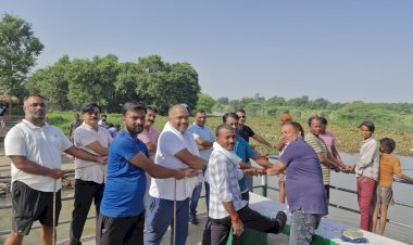 रायबरेली-सई नदी की सफाई को लेकर महासफाई अभियान, चौथे दिन शहीद स्मारक पर चला विशेष अभियान