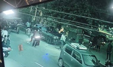 रायबरेली: दबंगों को नहीं रहा पुलिस का खौफ, बीच सड़क युवक को लोहे की रॉड से पीटा