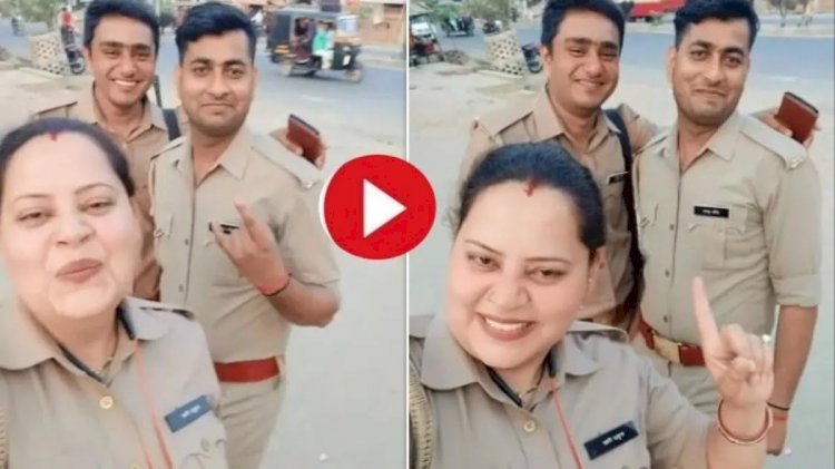 हीरो तू मेरा हीरो है... पर महिला सिपाही ने पुलिस कर्मियों संग बनाई रील, एसपी ने तीनों को किया निलंबित