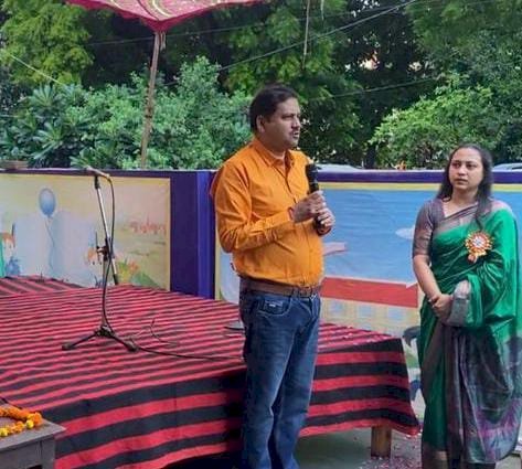 Raibareli-स्वतंत्रता दिवस के अवसर पर ए.पी.एन न्यूज के ब्यूरो ने बढ़ाया बच्चो का उत्साह