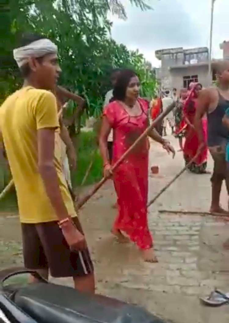 Raibareli-ग्राम प्रधान की दबंगई आई सामने