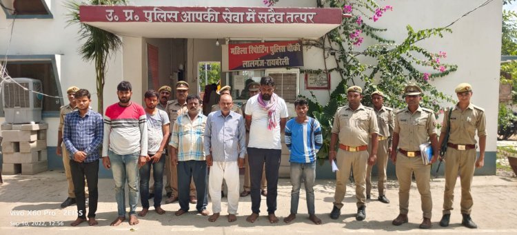 बच्चा चोर कह कर लोड़र चालक को पीटने वाले सात अभियुक्त गिरफ्तार*