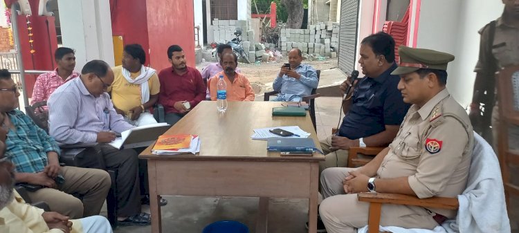 रायबरेली-शारदीय नवरात्रि, दुर्गा पूजा, दशहरा मेला, ईद उल मिलाद, बाराब बफात के त्योहार को लेकर पीस कमेटी की बैठक सम्पन्न,,,