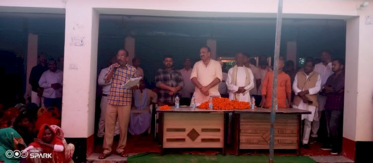 Raibareli-भाजपा मंत्री ने जनपद के विभिन्न क्षेत्रों का किया दौरा कांग्रेस को बताया विकास में रोड़ा