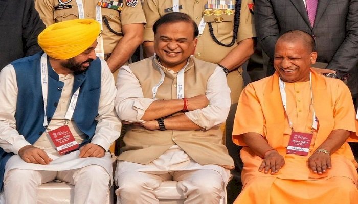 चिंतन शिविर में भगवंत मान ने ऐसा क्या कहा कि ठहाके लगाकर हंस पड़े CM योगी और हिमंत बिस्वा सरमा, तस्वीर वायरल…