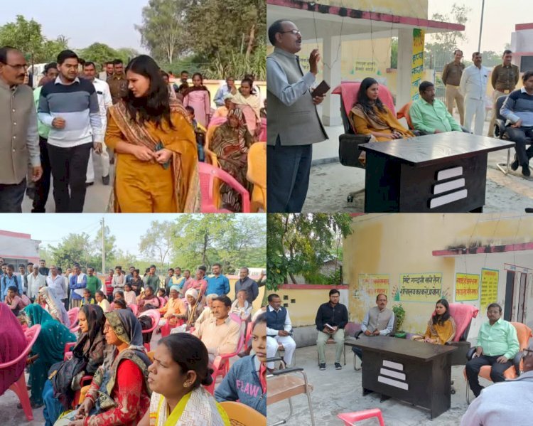 Raibareट्रेनी आईएएस ने पराली न जलाने के लिए किसानों के साथ की जागरूकता बैठक