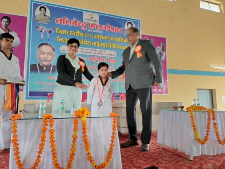Raibareli-ललितेंदु फाउंडेशन द्वारा सलेथू स्टेडियम में आयोजित की गई प्रतियोगिता*