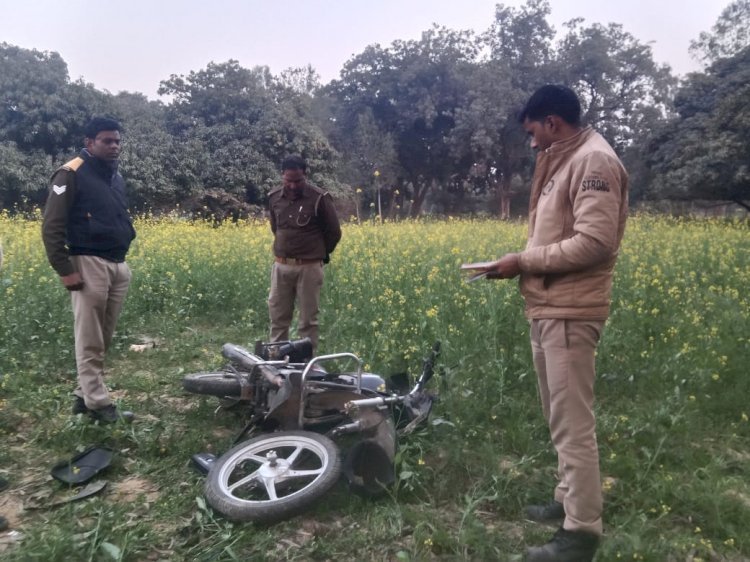 रायबरेली-दो बाइकों की आमने सामने भिड़ंत बाइक सवार युवक गंभीर रूप से घायल,रेफर