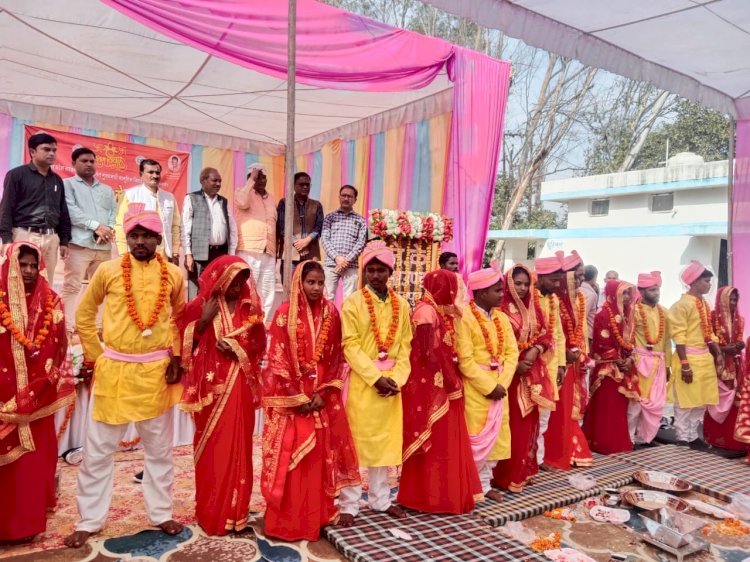 Raibareli-मुख्यमंत्री सामूहिक विवाह में 86 जोड़ों का रीति रिवाज द्वारा विवाह हुआ संपन्न