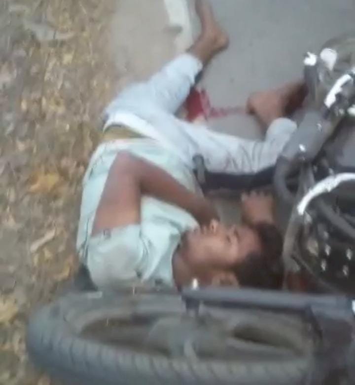 रायबरेली-दो बाइकों के बीच हुई जोरदार भिड़ंत तीन लोग घायल,रेफर