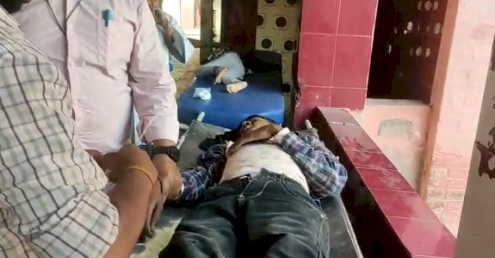 रायबरेली-अज्ञात वाहन की टक्कर से मासूम समेत तीन घायल, युवक रेफर,,,